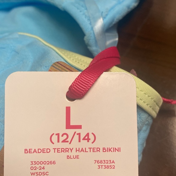 Justice Girls Beaded Terry Halter 2Piece NWT - Picture 4 of 5